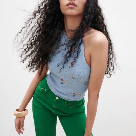 Zara Halter Knit Top - Picture 3 of 8